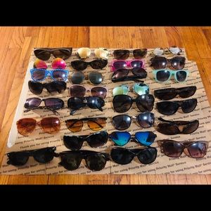 Lot 30 Sunglasses Scratches On Lenses Jessica Simp